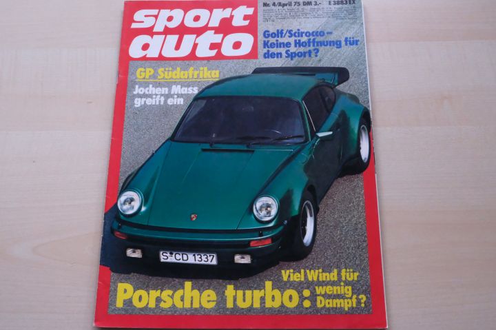 Deckblatt Sport Auto (04/1975)